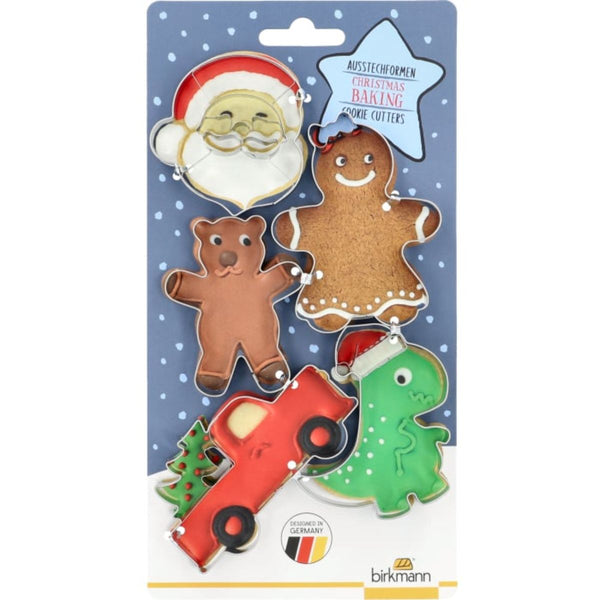 Birkmann Santa Cookie Cutter Set Of 5