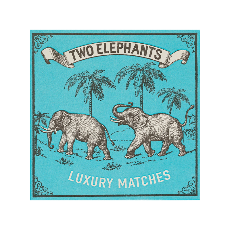 Archivist Square Luxury Match Box Elephant