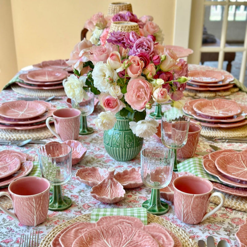Bordallo Pinheiro Rose Cabbage Pink Mug