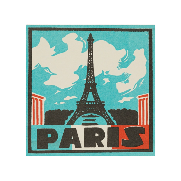 Archivist Square Luxury Match Box Paris