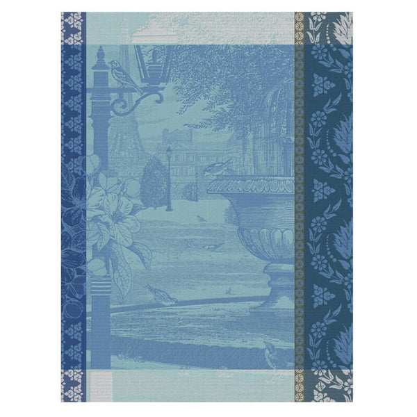 Le Jacquard Français Parisian Garden Tea Towel - Blue