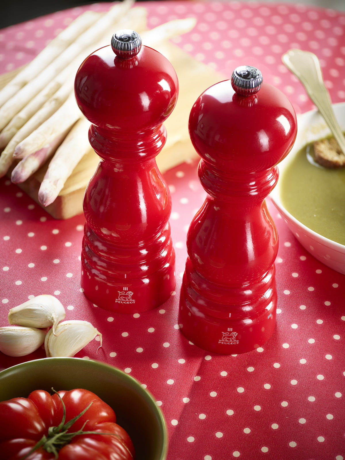 Peugeot Parisrama Salt Mill 18cm - Red | Divertimenti Cookshop