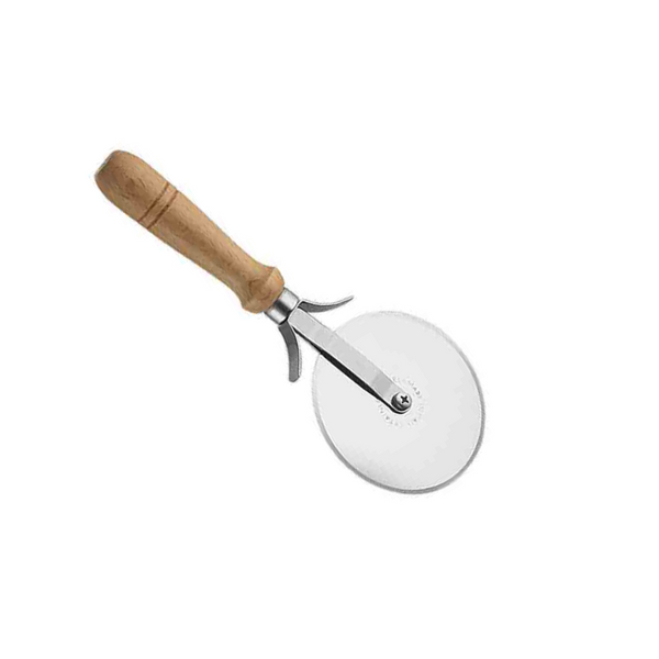 Eppicotispai Pizza Cutter with Wooden Handle