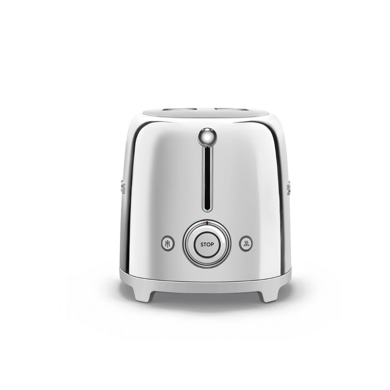 Smeg Toaster 2-Slot - Polished Silver