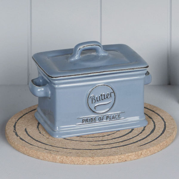 T&G Pride of Place Butter Dish - Blue