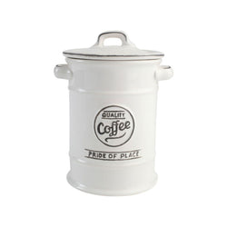 T&G Pride of Place Coffee Storage Jar - White