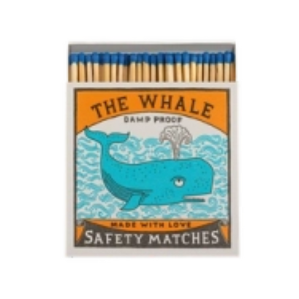 Archivist Square Luxury Match Box The Whale