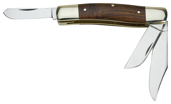 Taylors Eye Witness 3 Blade Stockmans Ironwood Pocket Knife