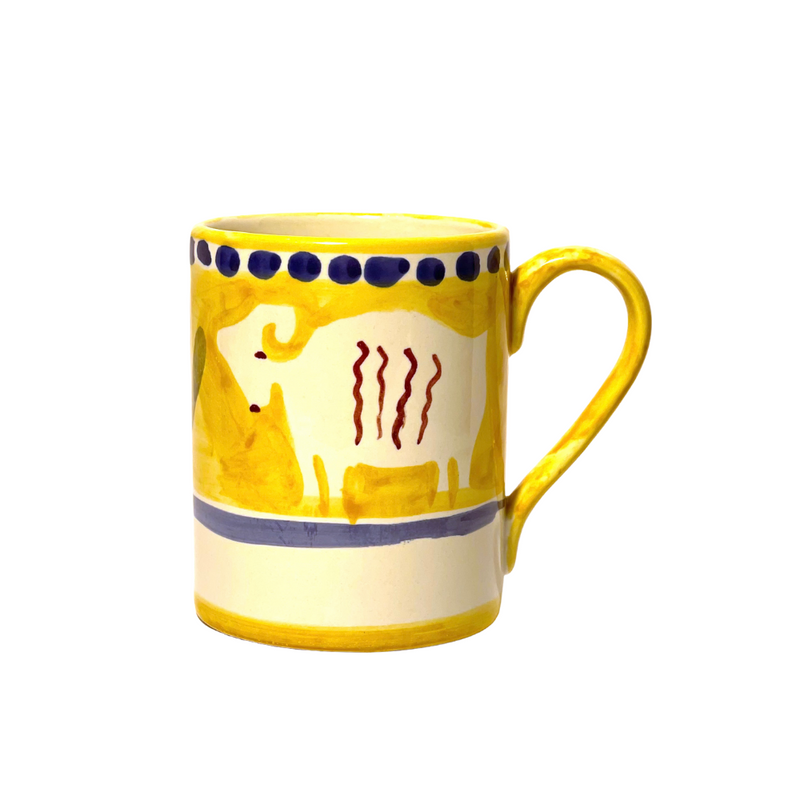 Amalfi Yellow Capra Straight Mug