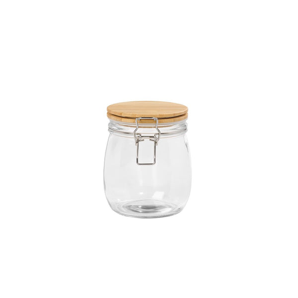 Tala Glass Storage Jar With Bamboo Lid (700ml)