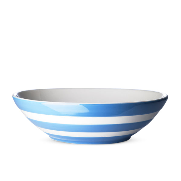 Cornishware Large Ceramic Serving Bowl  Cornish Blue