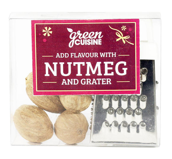 Mini Nutmeg Grater with Nutmegs