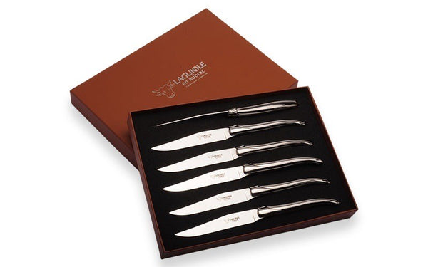 Laguiole en Aubrac Stainless Steel Steak Knives - Set of 6