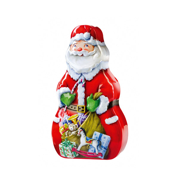 Churchills Santa Tin With Chocolate Chip Shortbread