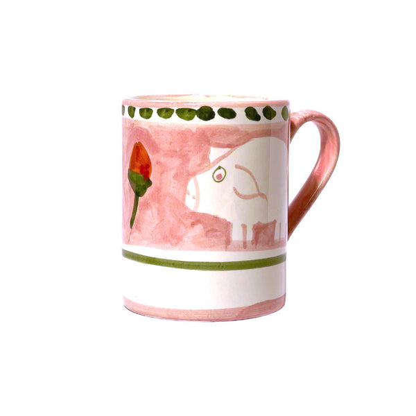 Amalfi Pink Cortile Straight Mug