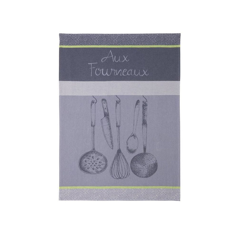 Coucke Jacquard Kitchen Towel - Utensils