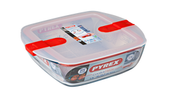 Pyrex Cook & Heat Roaster with Vented Lid - 22 x 22cm