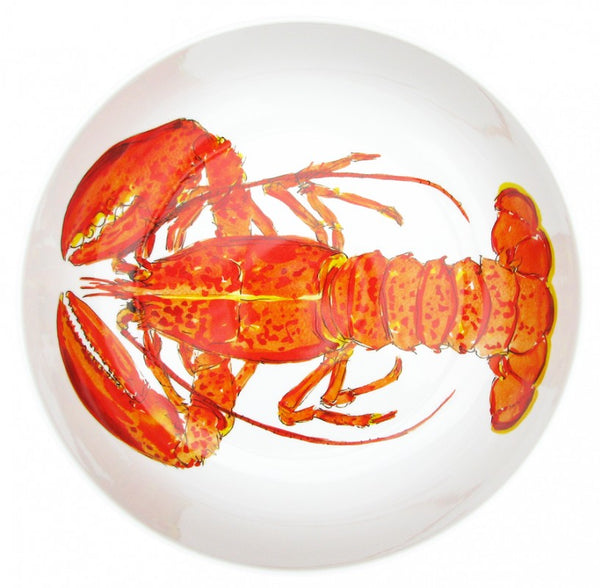 Richard Bramble 28cm Round Bowl Red Lobster