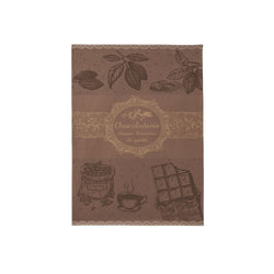 Coucke Jacquard Kitchen Towel - Chocolate