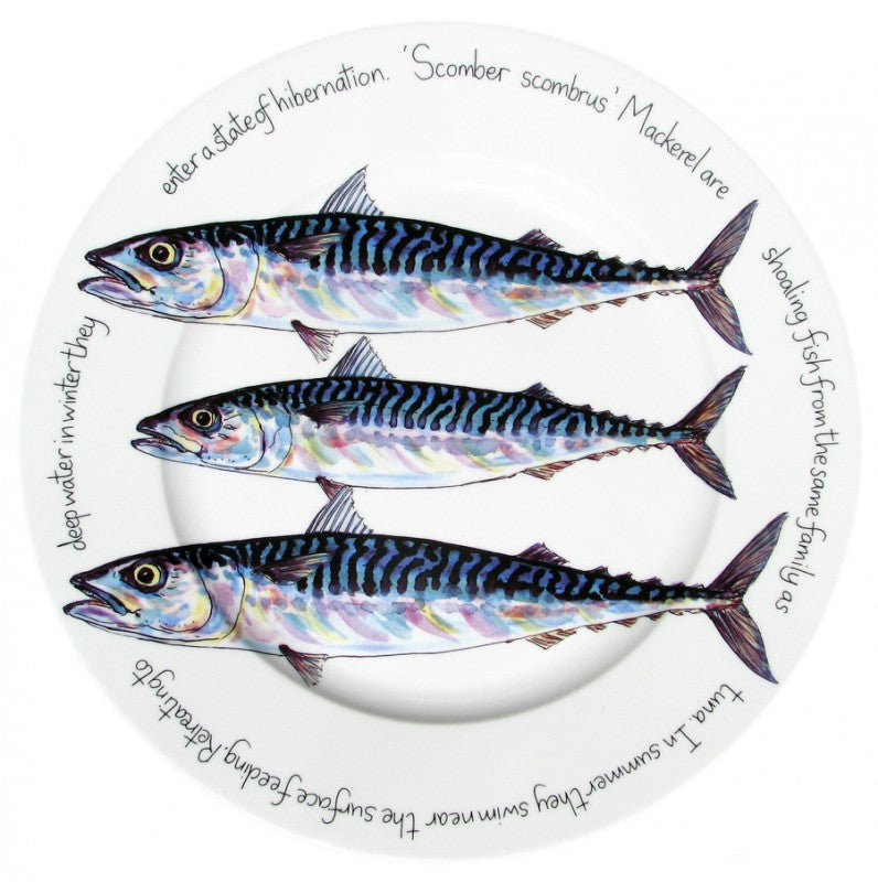 Richard Bramble Pasta Plate 30cm - Mackerel