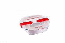 Pyrex Cook & Heat Roaster with Vented Lid - 12 x 12cm