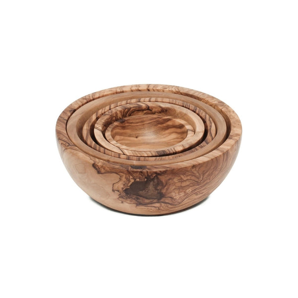 Berard Five Piece Olive Wood Bowl Set