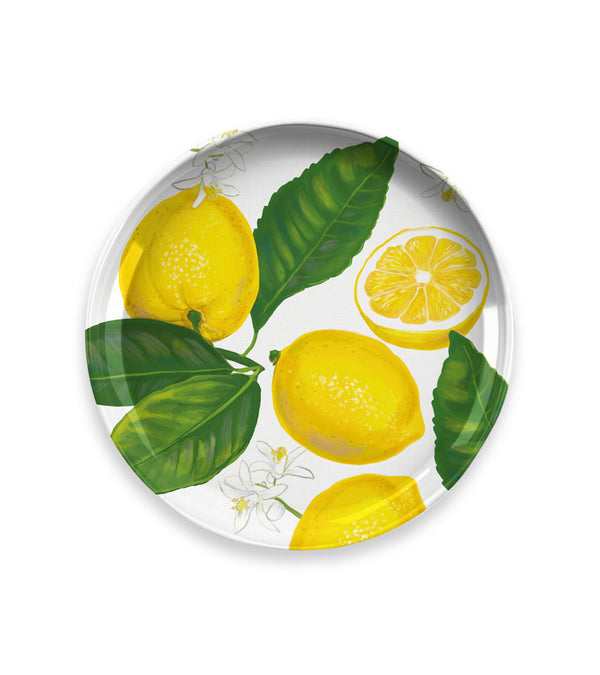 Lemon Fresh Salad Plate - 22cm