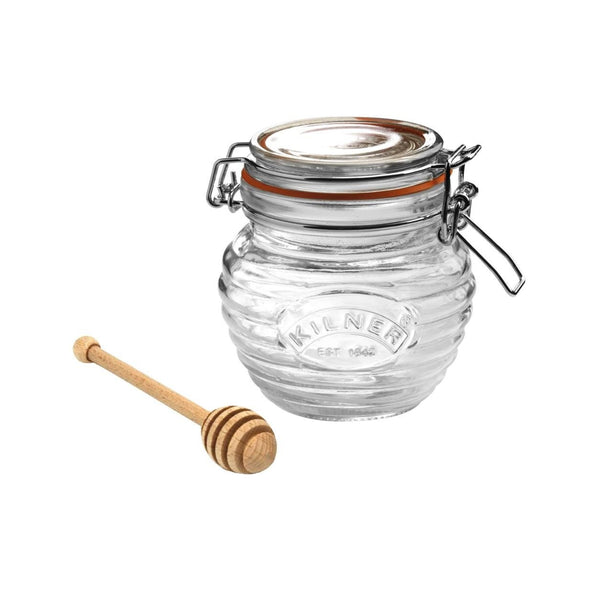 Kilner Clip Top Honeypot and Dipper