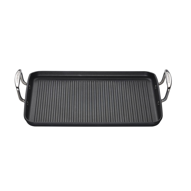 Le Creuset Toughened Non Stick Ribbed Rectangular Grill 35cm