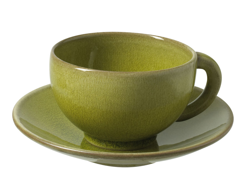 Jars Teacup and Saucer - Green