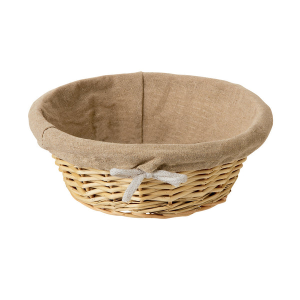 Matfer Cloth Lined Bread Basket Round