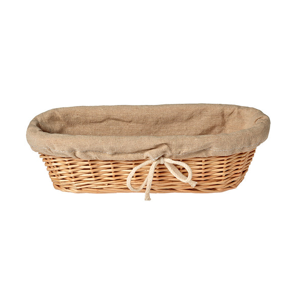 Matfer Cloth Lined Bread Basket Oval