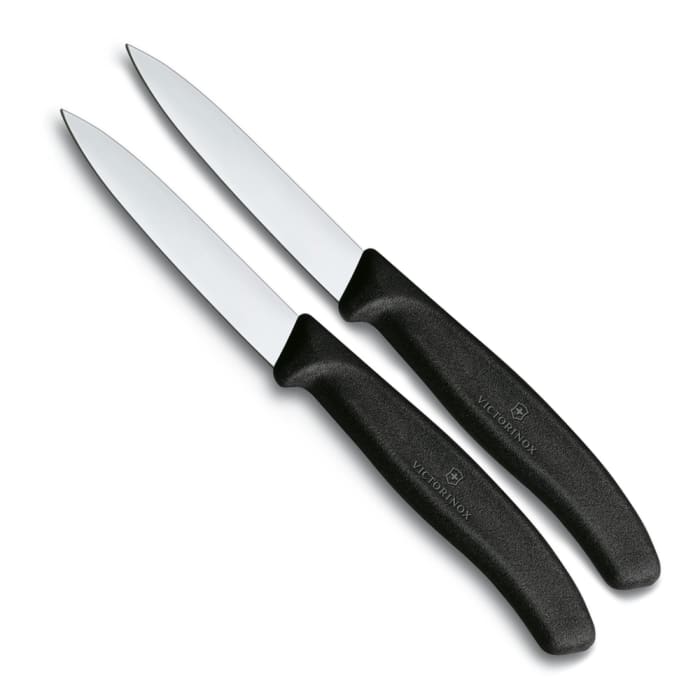 Victorinox Twin Pack of Paring Knives - Black