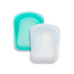 Stasher Silicone Store Freeze & Cook Set of 2 Pocket Bags