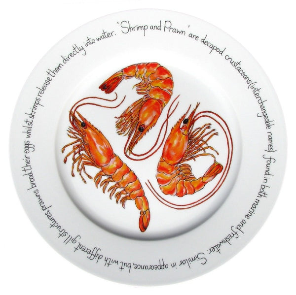 Richard Bramble 30cm Dinner Plate - Shrimp & Prawn