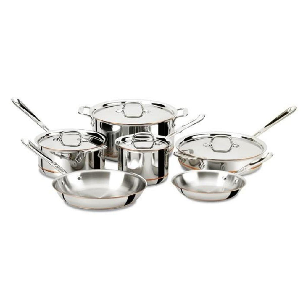 All - Clad Copper Core 6 Piece Pan Set | Divertimenti Cookshop
