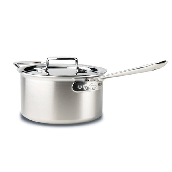 All-Clad D5 Saucepan with Lid - 4Qt / 3.8L