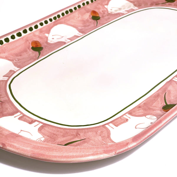 Amalfi Pink Cortile Platter - 70cm