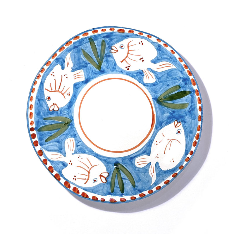 Amalfi Blue Poseidon Dinner Plate - 29cm | Divertimenti Cookshop