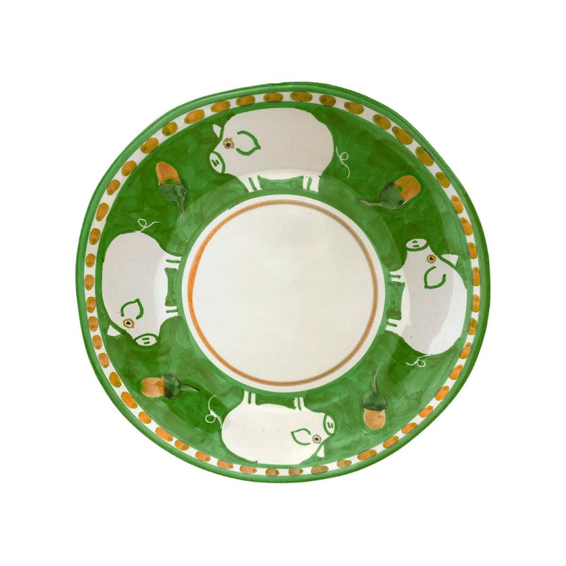 Amalfi Green Cortile  Side Plate - 23cm