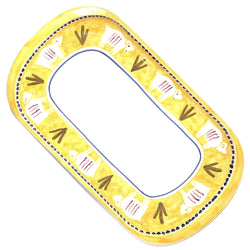 Amalfi Yellow Capra Platter - 70cm