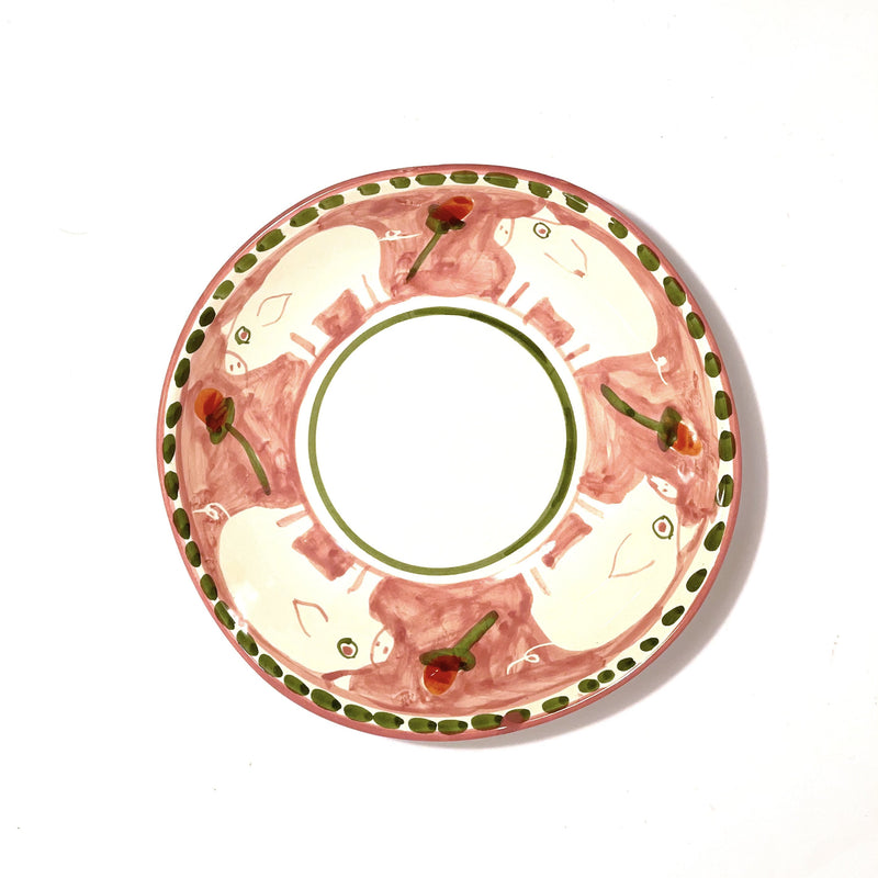 Amalfi Pink Cortile Pasta Bowl - 23cm