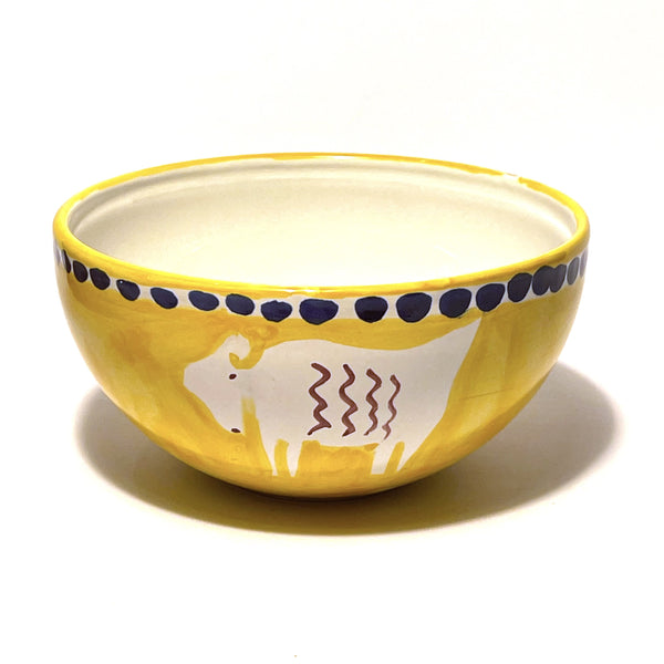 Amalfi Yellow Capra Bowl - 17cm