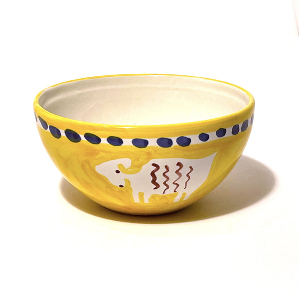 Amalfi Yellow Capra Bowl - 14cm