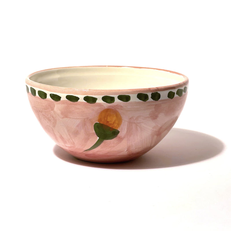 Amalfi Pink Cortile Bowl - 14cm