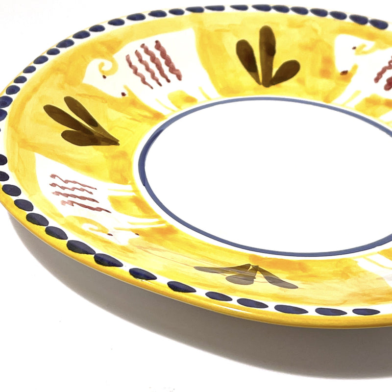 Amalfi Yellow Capra Dinner Plate - 29cm