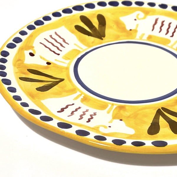 Amalfi Yellow Capra Side Plate - 23cm