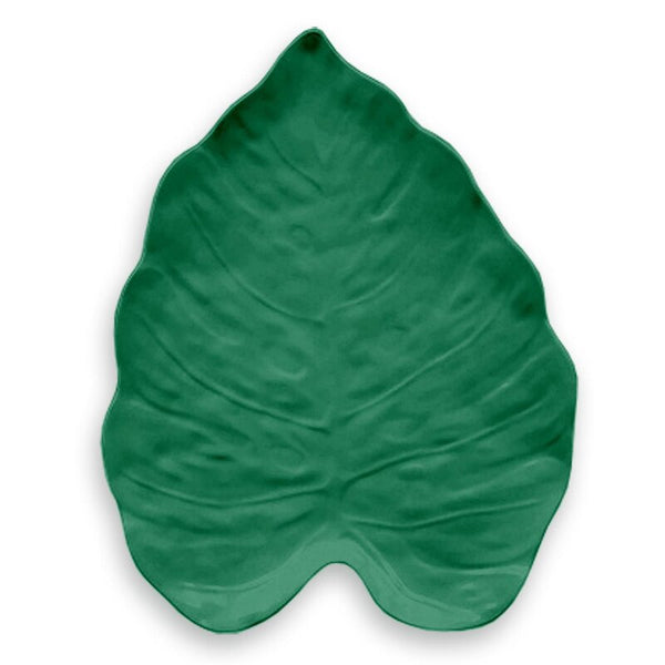 Amazon Melamine Leaf Platter - Monstera