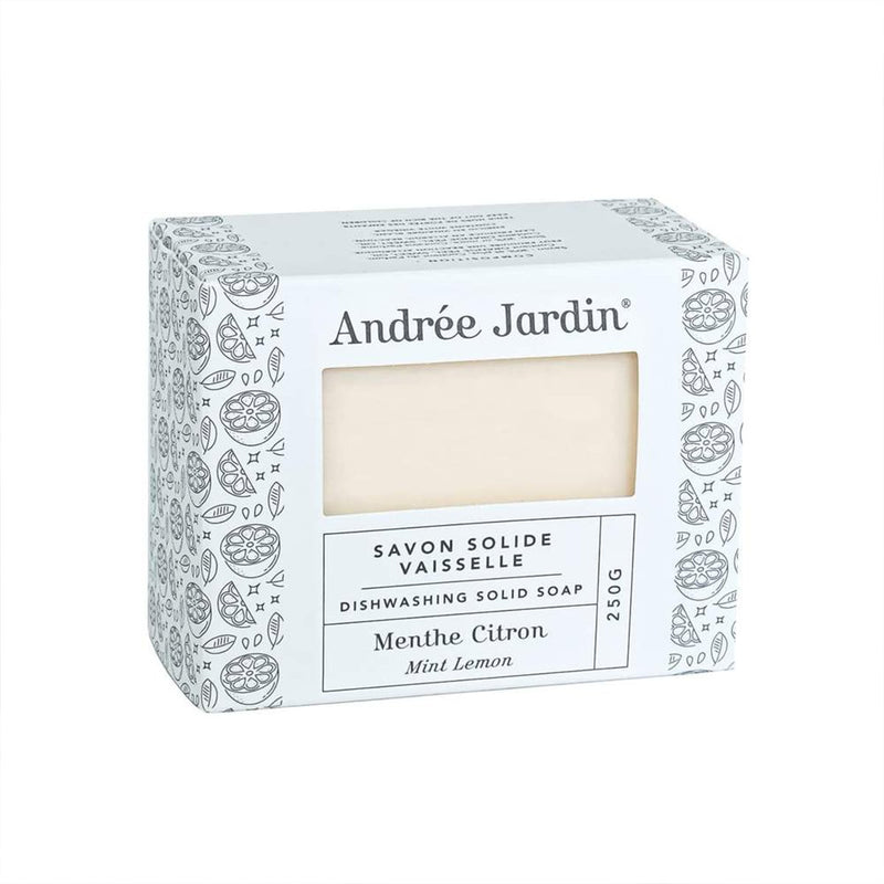 AndrÃƒ©e Jardin Organic Solid Dishwash Soap | Mint Lemon