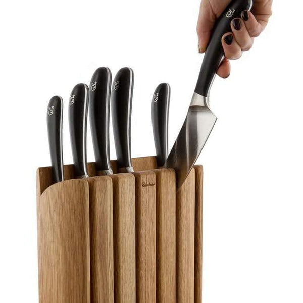 Robert Welch Signature Book Knife Block Set Oak